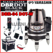 【約2〜3日で出荷】ヤマシン 3ライン ドット レッド墨出し器 DBR-04DOT-W 本体+受光器+三脚