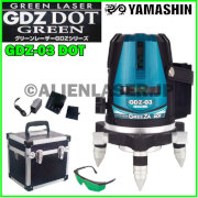 【約2〜3日で出荷】ヤマシン 2ライン ドット グリーン 墨出し器 GDZ-03DOT 本体